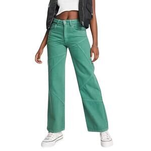 Cotton On Green Straight Leg Jeans